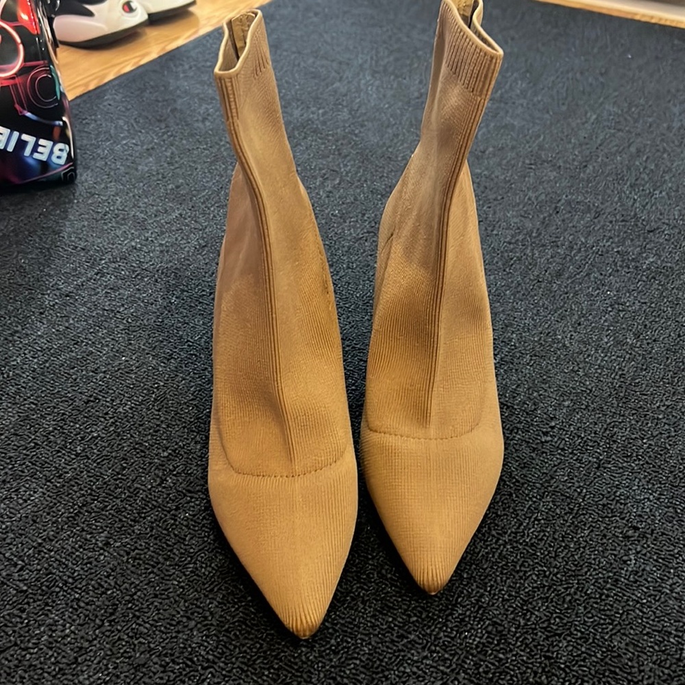 Tan Sock Boot